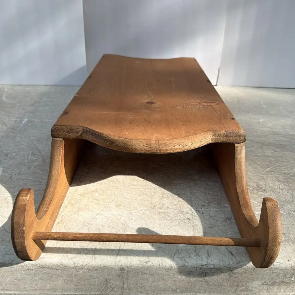Wood Sled Primitive Rustic Vintage Sleigh 30 x 11 x 4 Christmas Decoration Gift